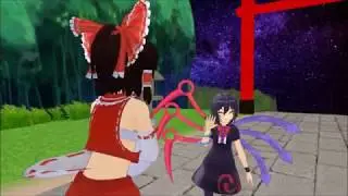 Touhou MMD - Reimu Look! An Alien!