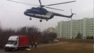 Šaľa 9.3. Vrtuľník , Montáž vykrývača