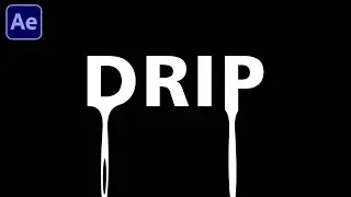 Dripping Text Tutorial in After Effects | No Plugin
