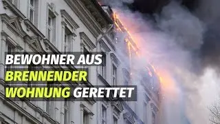 In Schöneberg ist am Sonnabendvormittag ein Mann bei einem Wohnungsbrand verletzt worden