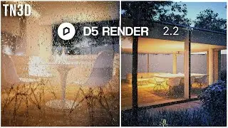 D5 Render 2.2 Update  | Fast and Realistic  Snow and Rain Render | Brand New Features!