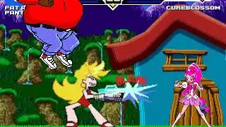 Fat Albert and Panty vs Cure Blossom MUGEN BATTLE