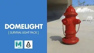 Autodesk Maya - Arnold | Setting up HDRI Scene Using Survival Light Pack