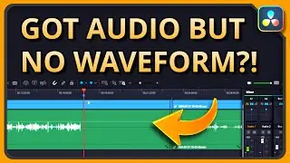 FIX missing WAVEFORMS in Davinci Resolve