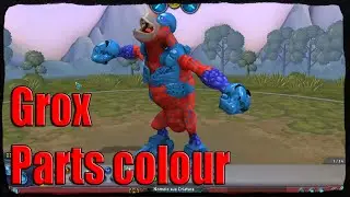 Spore - Mod Colorable Grox Parts / Coloured Grox Parts