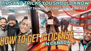 MOST IMPORTANT things you should know before going for G DRIVING LICENSE Test in CANADA🇨🇦