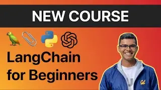*NEW COURSE* LangChain 101 for Beginners (OpenAI / ChatGPT / LLMOps)