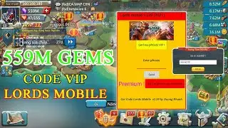 Update get code vip lords mobile 595M gems every 3 minutes (Premium!)