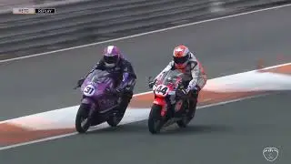 downshifting & braking on talent bike honda nsf 250 - slowmotion