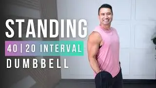 Total Body Dumbbell Workout - SWEATY Small Space & Apartment Workout