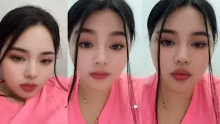 Bigo live cewek cantik baju pink
