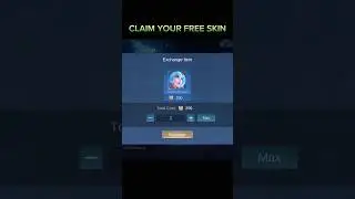 FREE SKIN FROM MOONTON #mobilelegends #youtube #youtubeshorts #trending #shorts #short