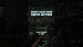 World’s Tallest Tower, 634m high, Tokyo Skytree, Japan 🇯🇵 #shorts #travel #solo #japan #tokyo