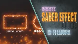 Create Saber Effect outro like 69 JOKER in FILMORA 9 2021