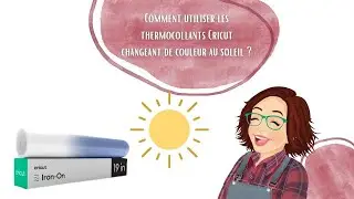 Crée un t-shirt personnalisé avec les flex UV sensibles de Cricut (change de couleur au soleil)