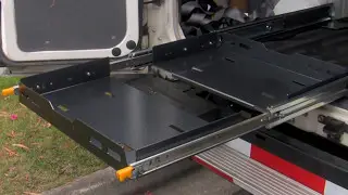 Fridge slide in vehicle
