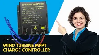 Wind Turbine MPPT Charge Controller 12V 24V 20A Unboxing