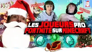 LES JOUEURS PRO FORTNITE SUR MINECRAFT.. ( Ils sont fou )
