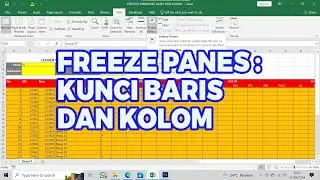 Cara Mengunci Baris dan Kolom Di Microsoft Excel