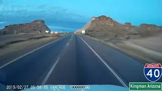 Kingman Arizona to Las Vegas Nevada Time Lapse 1080P