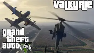 GTA 5 Online #1 - Death From Above - Valkyrie Gameplay