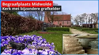 Begraafplaats Midwolde met praalgraf en grafkelder.