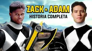 Power Rangers Zack y Adam dos Leyendas con el mismo color
