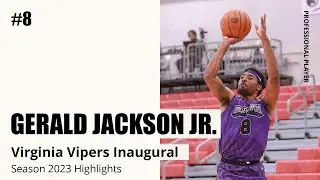 Gerald Jackson Jr. | Virginia Vipers Inaugural Season 2023 Highlights