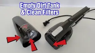 Bissel Featherweight Vacuum – How To Remove Dirt Tank, Remove Filters, & Clean Filters