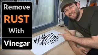 How to Remove RUST from Metal Tools Using Distilled Vinegar