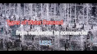 Types of Water Demand in cities commercial areas #civilengineering@WATER AND WASTE WATER ENGINEERING