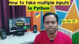 How to take multiple inputs in Python | Python Tutorial | split() method | Python Language | Pycharm
