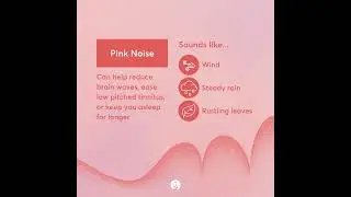 Pink noise? Do you like it? #pinknoise #pink #whitenoise #bettersleep