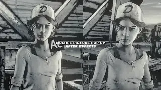 multiple picture transition | after effects