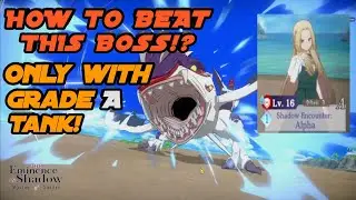 Tutorial how to beat Tyrannoshark (please read description) | Eminence in Shadow : Master of Garden