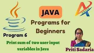 Java Programming Tutorial: Printing Sum of User-Input Variables - Interactive Coding Session
