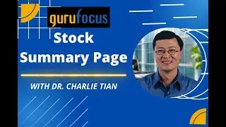 GuruFocus Stock Summary Page