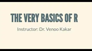 Basics of R