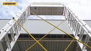 KRISBOW LADDER SCAFFOLD 6.1M ALUMUNIUM PLATFORM
