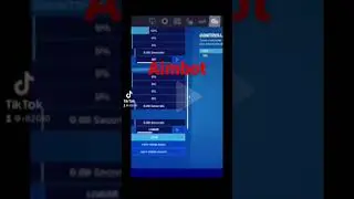 If you want aimbot use these settings