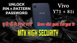 vivo 1812 Y81i + Y71 MTK Unlock 2022