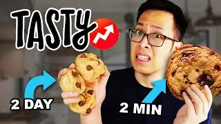 I Tried Making the TASTY 2-Minute vs. 2-Day COOKIES....