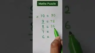 Maths Puzzle | Reasoning Puzzle | #mathpuzzle #viralvideo #shorts #youtube #reasoning