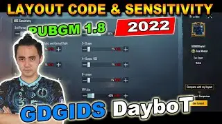 New! GDGIDS DAYBOT Kode Sensitivitas & Layout  2022 PUBG Mobile 1.8