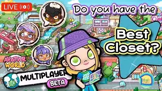 (LIVE) **BEST CLOSET CONTEST** SHOW ME!  (Avatar World Multiplayer with Lisa)
