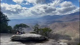 Looking Glass Rock Hike in Pisgah National Forest NC