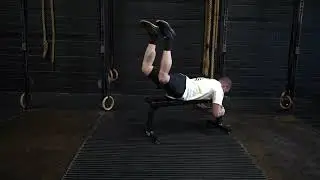 Bench Donkey Kicks