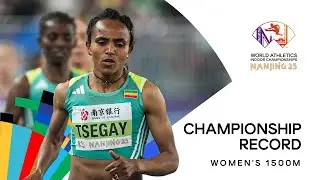 Tsegay secures 1500m gold in 3:54.86 | World Indoor Championships Nanjing 25