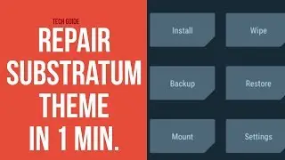 How to remove substratum theme easily! Repair bricked device.