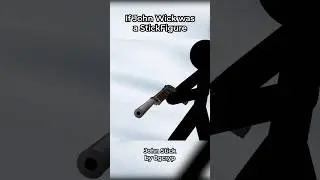 If John Wick was a StickFigure - Dojo Shorts
